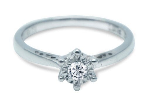 Cincin Berlian Classic Helenium Solitaire Ring. (Karatvan)