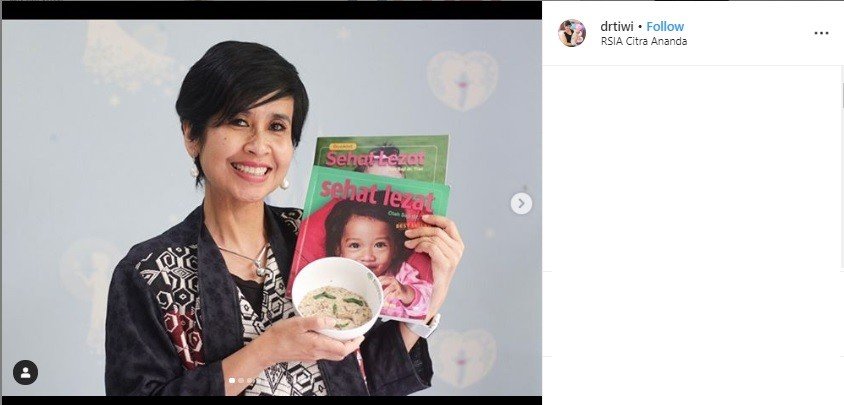 Menu MPASI yang tepat menurut dr Tiwi (Instagram/@drtiwi)