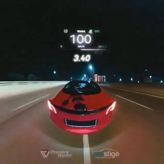 Akselerasi Gokil Tesla Model 3. (Instagram/prestigemotorcars)