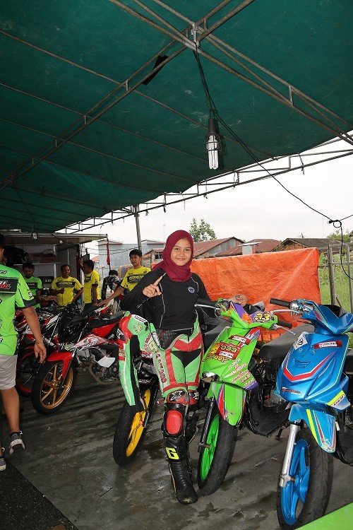 Peserta Honda Dream Cup (HDC) seri Samarinda, Sari Agustina. [Suara.com/Syaiful Rachman]