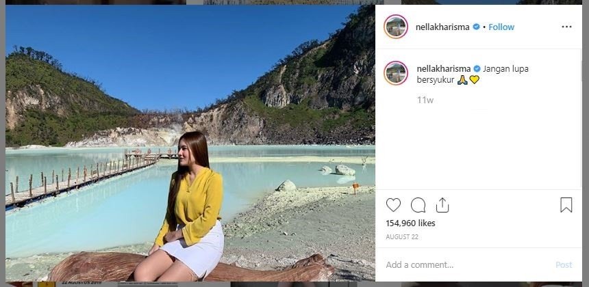 Gaya Liburan Nella Kharisma (instagram.com/nellakharisma)