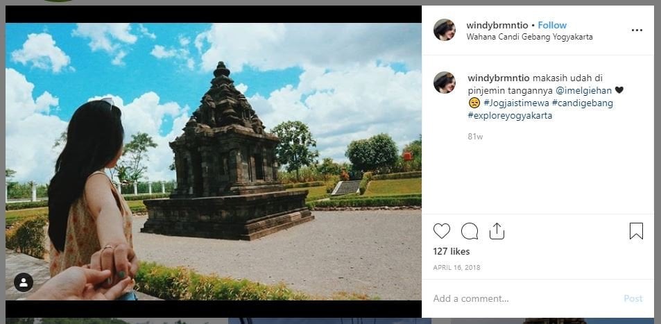 Candi Gebang, Yogyakarta (instagram.com/windybrmntio)