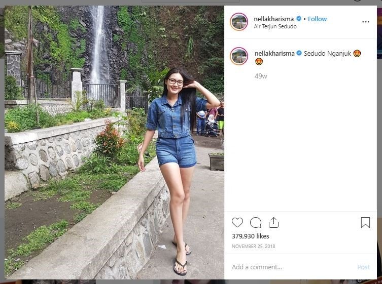 Gaya Liburan Nella Kharisma (instagram.com/nellakharisma)