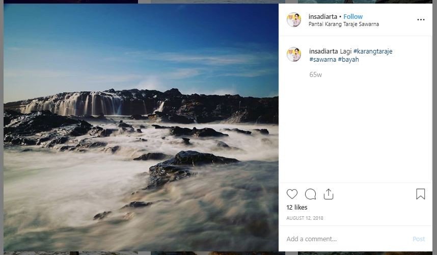 Wisata Pantai di Banten (instagram.com/insadiarta)