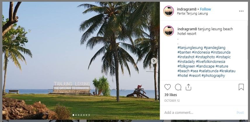 Wisata Pantai di Banten (instagram.com/indragram8)
