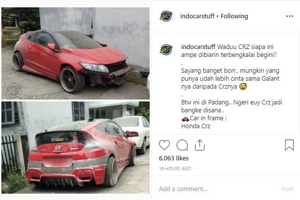 Honda CRZ. (Instagram/indocarstuff)