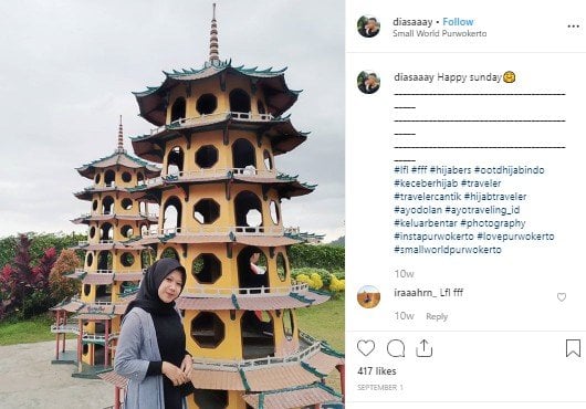 Small World Purwokerto. (Instagram/@diasaaaay)