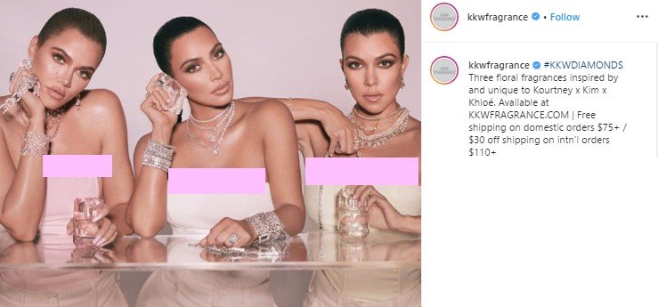 Kardashian Bersaudara Rilis Parfum Baru. (Instagram/@kkwfragrance)