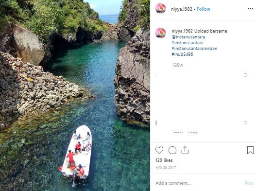 Gua Sarang di Sabang. (Instagram/@niyya.1982)