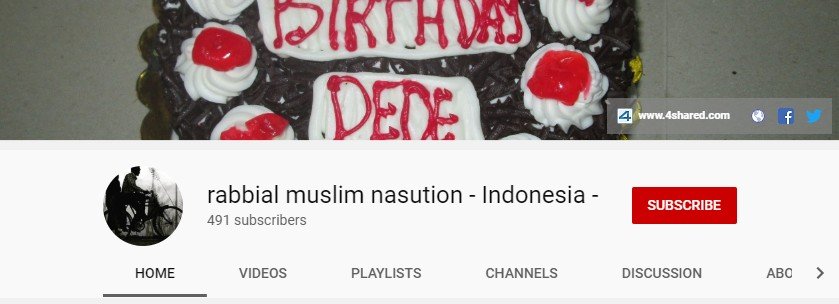 Akun Youtube milik pelaku bom bunuh diri Polrestabes Medan (Youtube)