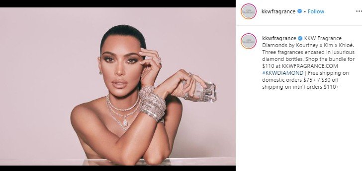 Kardashian Bersaudara Rilis Parfum Baru. (Instagram/@kkwfragrance)