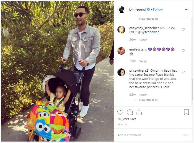 Gaya busana John Legend yang dinobatkan sebagai lelaki terseksi di dunia versi majalah People. (Dok. Instagram)