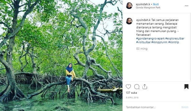 Gonda Mangrove Park. (Instagram/@ayuindah_k)