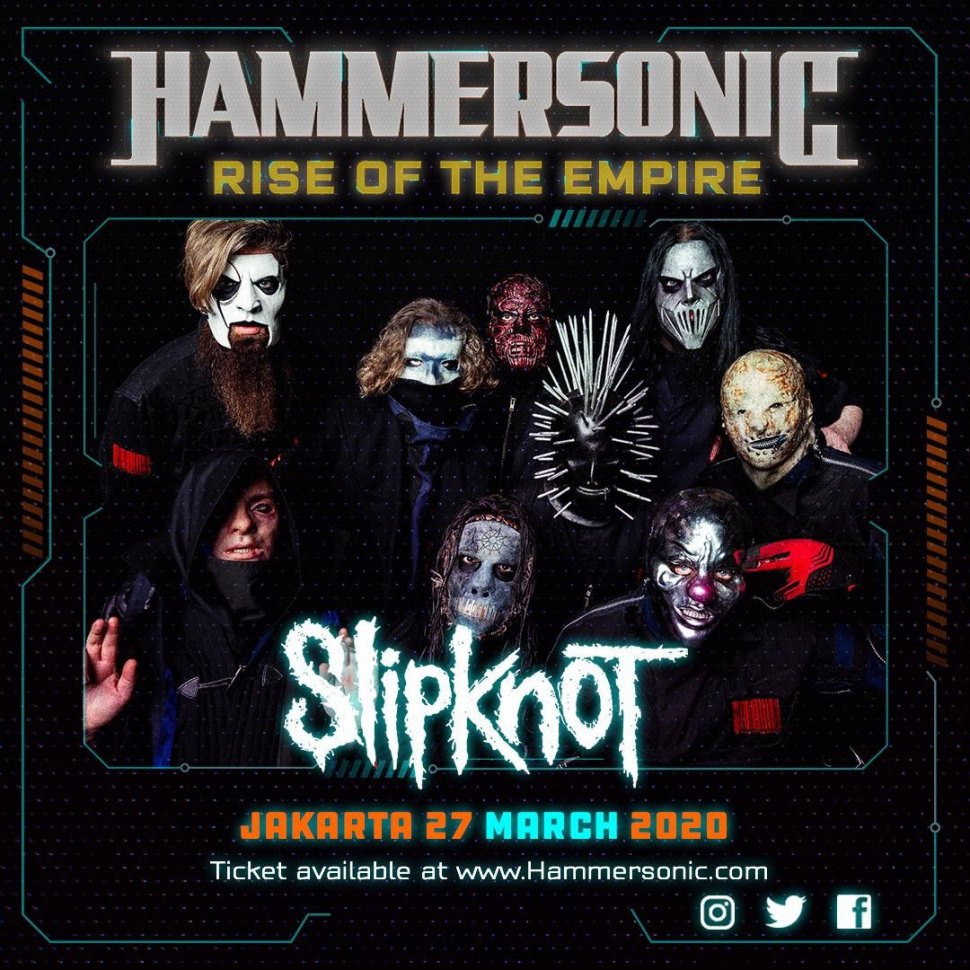 Slipknot akan tampil di Hammersonic 2020. [Hammersonic]