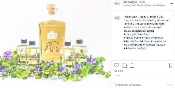 Minuman yang terbuat dari fermentasi kotoran gajah. (Instagram/@Indlovugin)