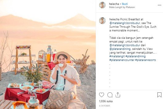 Mata Langit Borobudur di Magelang. (Instagram/@heiecha)