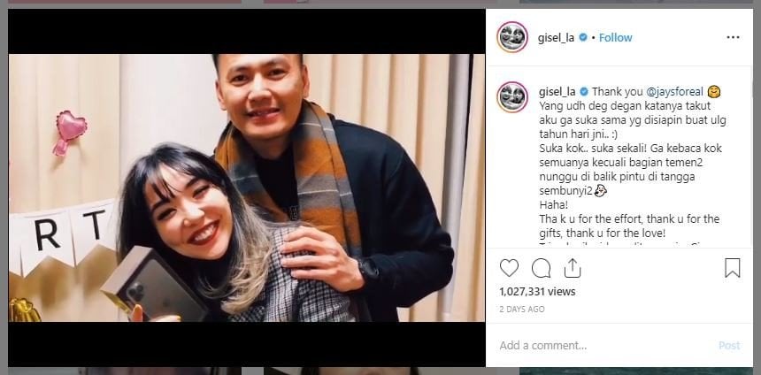 Gisella Anastasia Rayakan Ulang Tahun di Jepang (instagram.com/gisel_la)