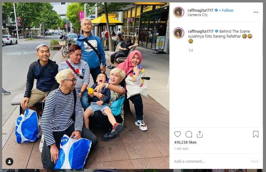Raffi Ahmad dan Keluarga di Australia (instagram.com/raffinagita1717)