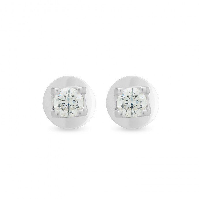 Classic Jasmine Solitaire Earring. (Karatvan)