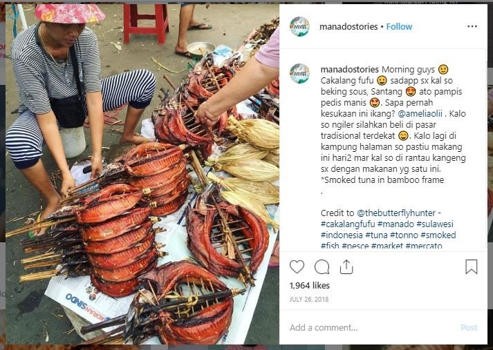 Kuliner Ikan Khas Nusantara (instagram.com/manadostories)