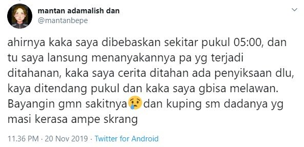 Pengakuan suporter Indonesia yang sempat ditahan di Malaysia (Twitter)