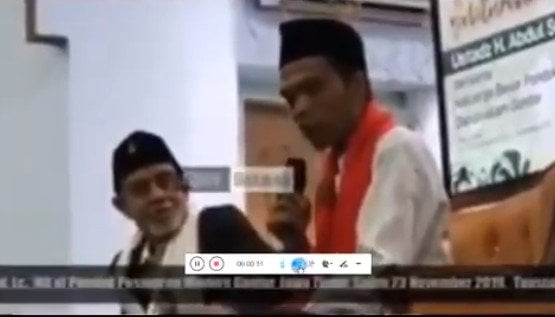 Marzuki Alie beberkan video penjelasan UAS soal haram bermain catur (Twitter/ marzukialie_ma)