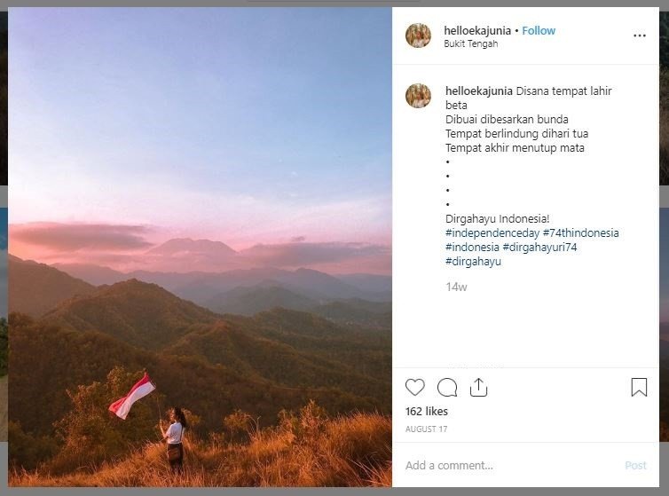 Bukit Tengah, Bali Timur (instagram.com/helloekajunia)