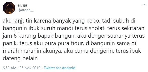 Ketahuan minum miras (Twitter/ar.qa__)