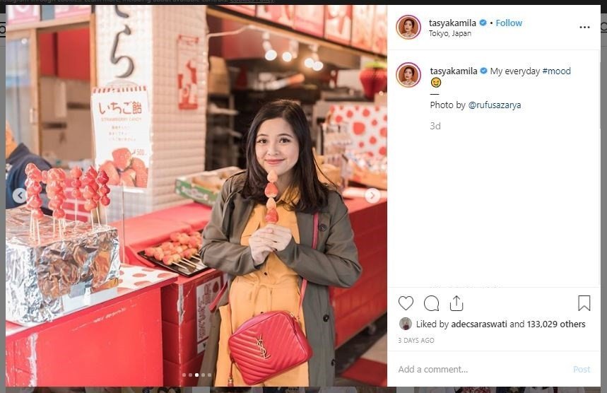 Tasya Kamila Liburan Keluarga di Jepang (instagram.com/tasyakamila)