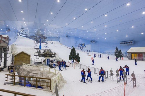 Indoor Skiing, Dubai. (Shutterstock)