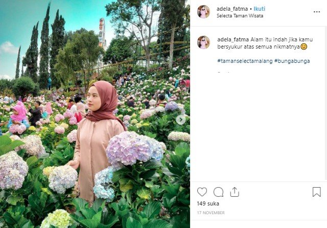 Taman Rekreasi Selecta. (Instagram/@adel_fatma)