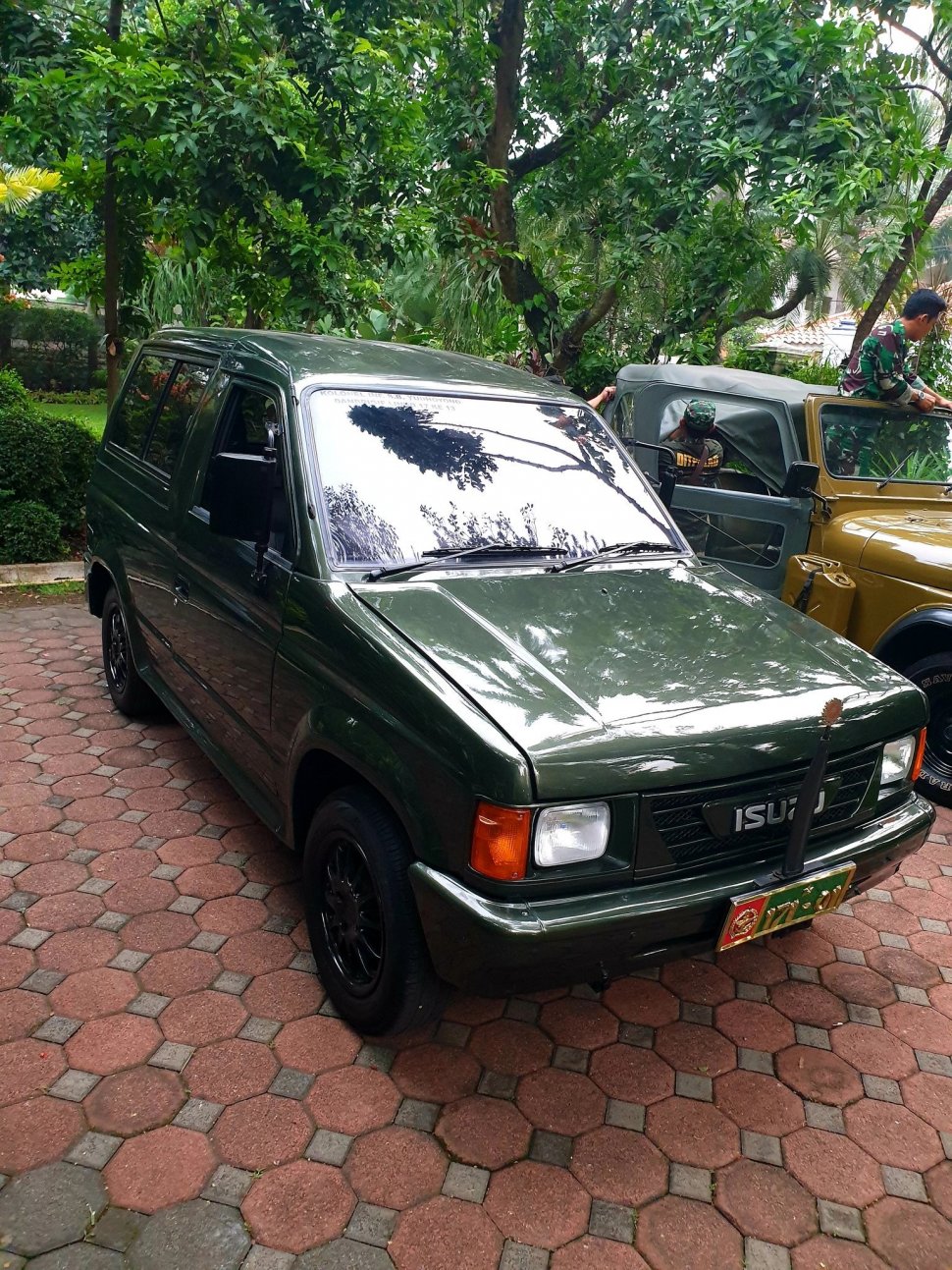 Mobil dinas SBY saat masih menjadi tentara. (Twitter)
