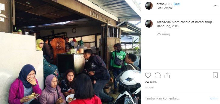 Roti Gempol khas Bandung. (Instagram/@artha206)