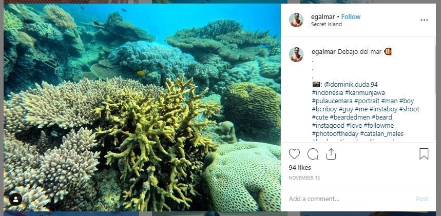 Spot diving di Karimunjawa (instagram.com/egalmar)