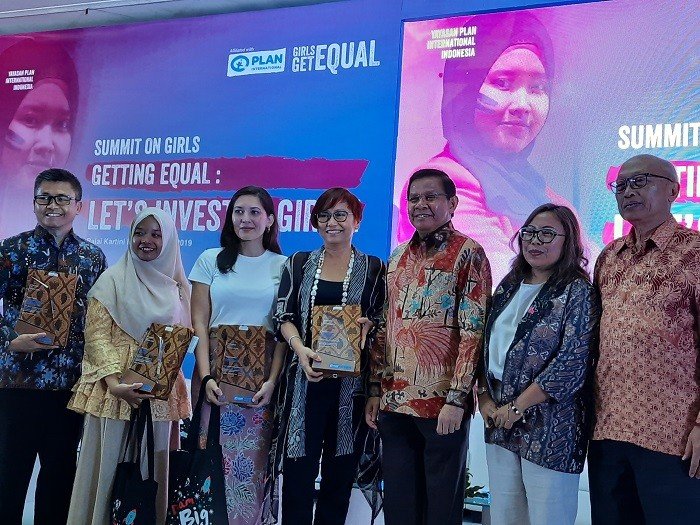 Kampanye Getting Equal: Let’s invest in Girls dukung anak perempuan sebagai kunci pembangunan SDM di Indonesia. (Suara.com/Risna Halidi)