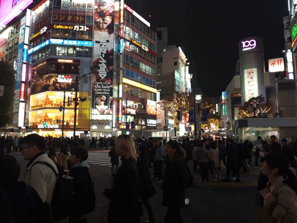 Shibuya Cross yang Super Sibuk. (Suara.com/Vania)