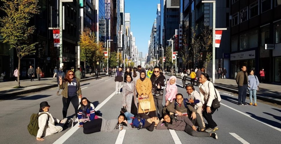 Keliling Tokyo, Car Free Day Ginza
