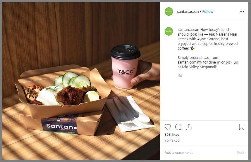 Restoran Santan Milik AirAsia (instagram.com/santan.asean)