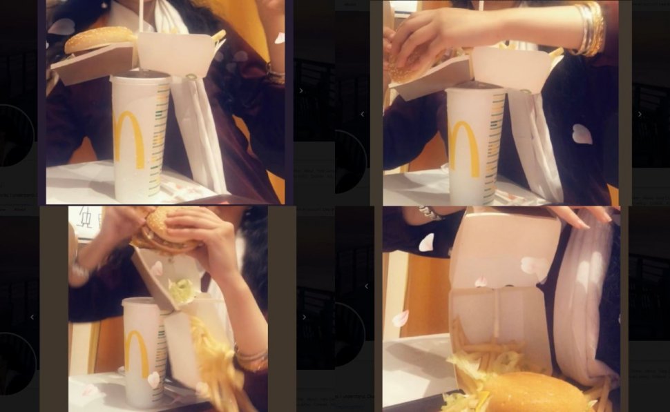 Viral Trik Makan McDonalds Satu Tangan (twitter.com/heymccartncy)