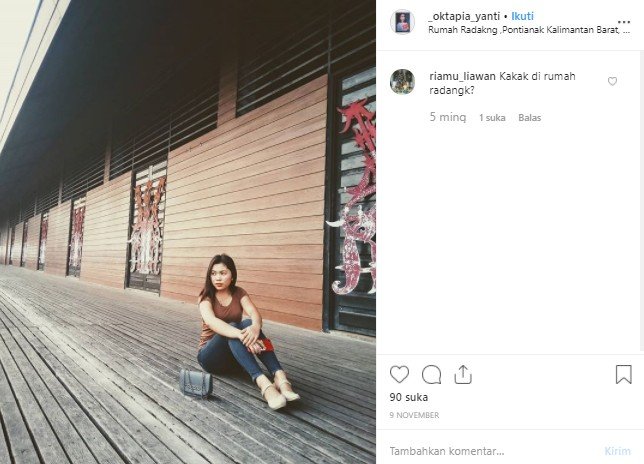 Rumah Radakng di Pontianak. (Instagram/@oktapia_yanti)