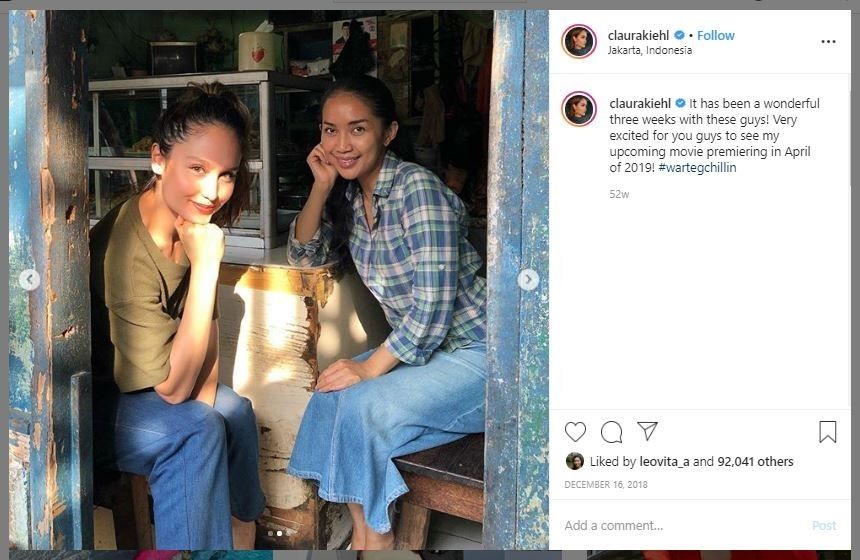 Artis Makan di Warung (instagram.com/claurakiehl)