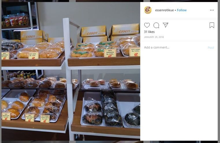 Toko Kue Untuk Beli Bingkisan Natal (instagram.com/essenrotikue)