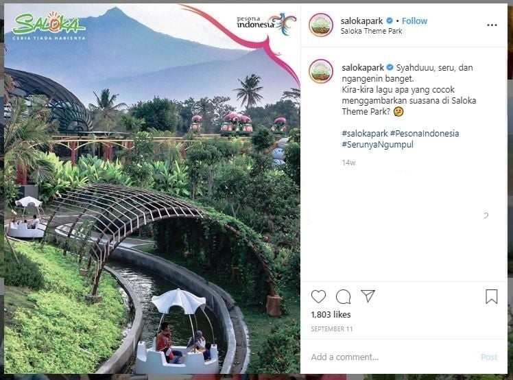 Wisata Instagenic Semarang (instagram.com/salokapark)