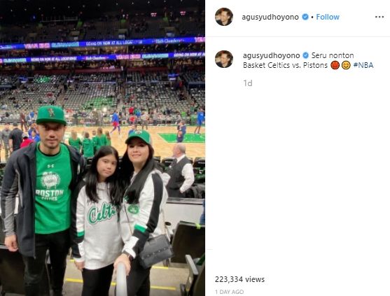 Agus Yudhoyono dan keluarga liburan akhir tahun ke Amerika. (Instagram/@agusyudhoyono)