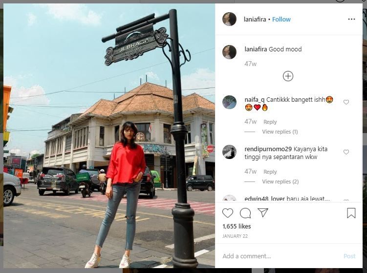 Gaya Liburan Lania Fira (instagram.com/laniafira)