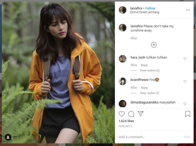 Gaya Liburan Lania Fira (instagram.com/laniafira)