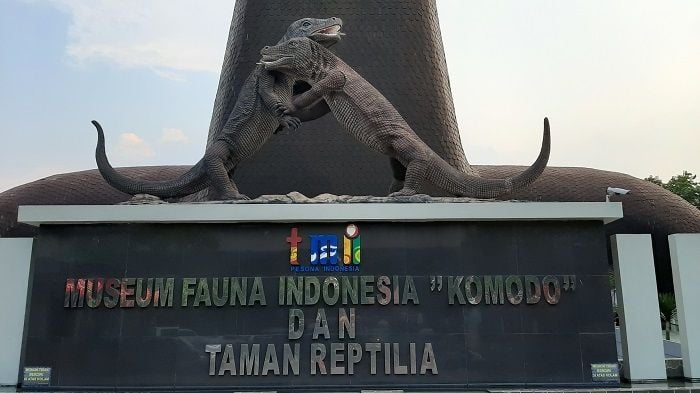 Museum Komodo di TMII sajikan pertunjukan drama Teror Ular Kobra untuk sambut libur Natal dan Tahun Baru. (Suara.com/Dini Afrianti)