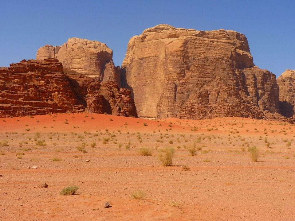 Wadi Rum yang jadi lokasi syuting Star Wars. (Pixabay/LoggaWiggler)