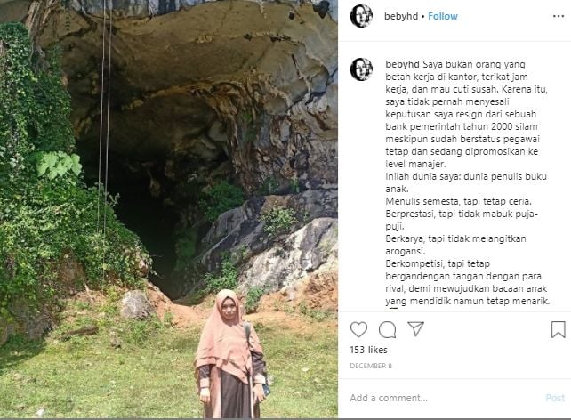 Gua Ek Leuntie di Aceh yang jadi saksi bisu Tsunami. (Instagram/@bebyhd)