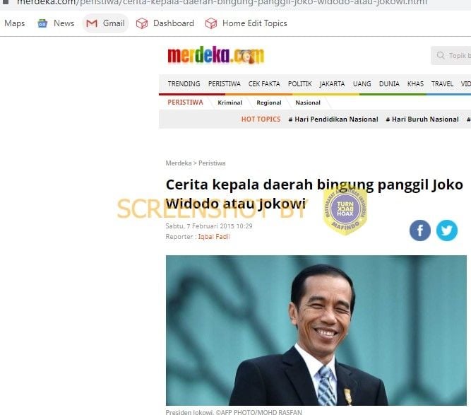 Unggahan Presiden Jokowi halal dilengserkan. (turnbackhoax.co.id)